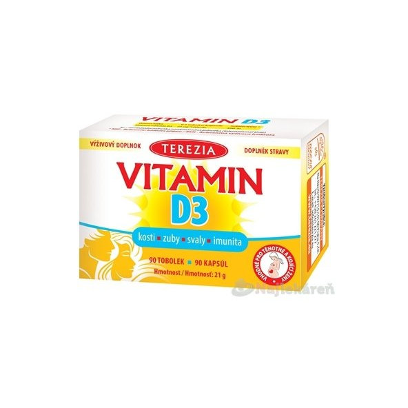 TEREZIA VITAMÍN D3 1000 IU 90cps