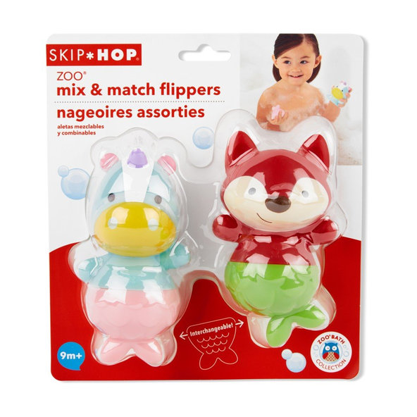 SKIP HOP Zoo Hračka do vody Mix&Match – Jednorožec/Líška 9m+