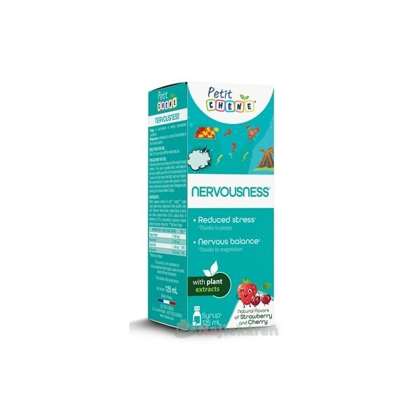 NERVOUSNESS, detský sirup na podporu psychiky, 125 ml