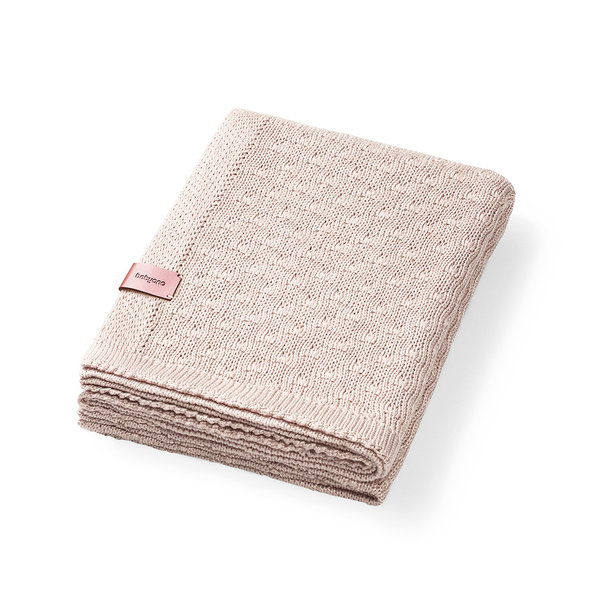 BABYONO Deka pletená bambusová Light Beige