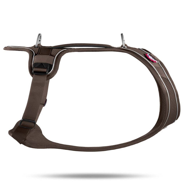 CURLI Postroj pre psov Belka Comfort Brown M, 20-30 kg