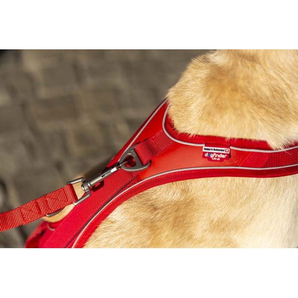 CURLI Postroj pre psov Belka Comfort Red M, 20-30 kg