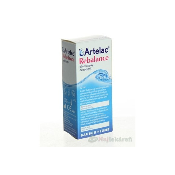 Artelac Rebalance očné kvapky na zvlhčenie 10 ml