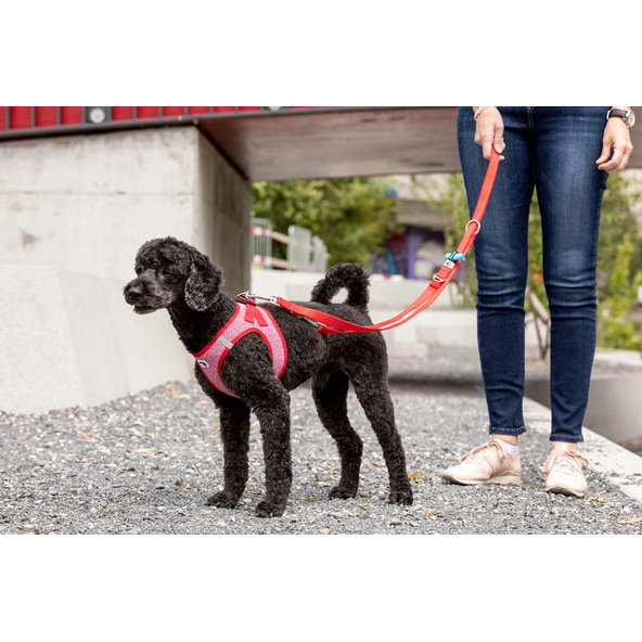 CURLI Postroj pre psov Merino vlna Red L, 8-13 kg
