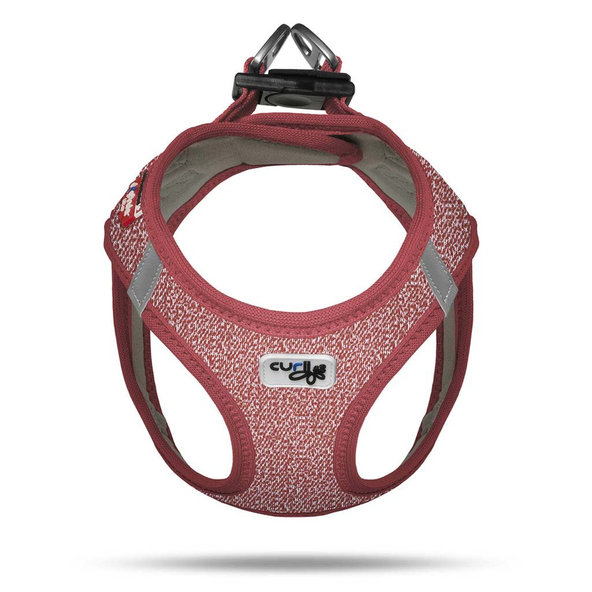 CURLI Postroj pre psov Merino vlna Red XS, 3-5 kg