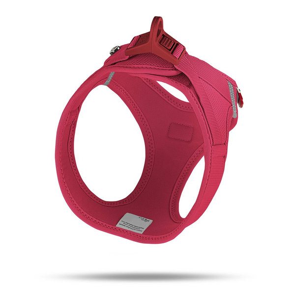CURLI Postroj pre psov so sponou Air-Mesh Red M, 6-9 kg