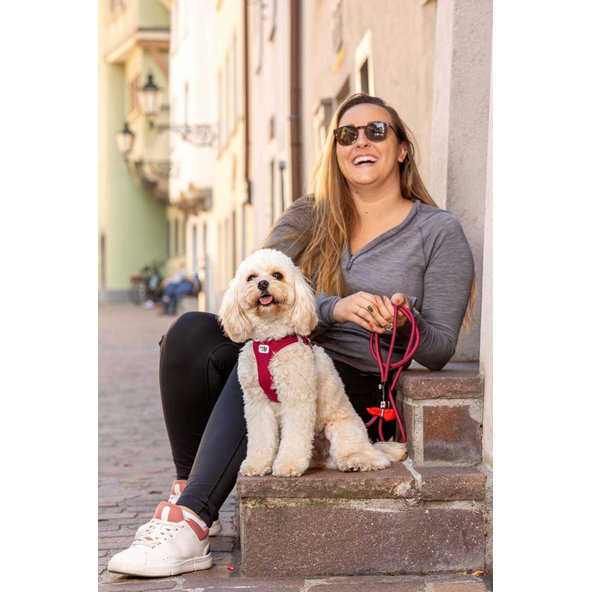 CURLI Postroj pre psov so sponou Air-Mesh Ruby L, 8-13 kg