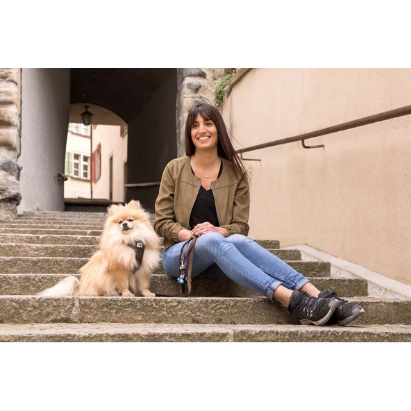 CURLI Postroj pre psov Softshell Black 2XS, 2-4 kg