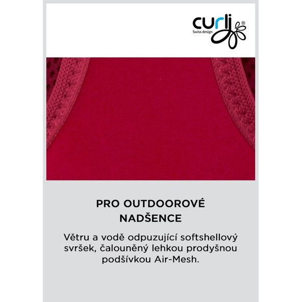 CURLI Postroj pre psov Softshell Black M, 6-9 kg