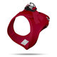 CURLI Postroj pre psov Softshell Red 2XS, 2-4 kg