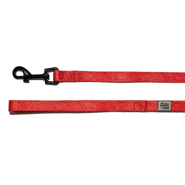 EXPLORER DOG Vodítko Vrstevnica Červená S - 120 x 1,5cm