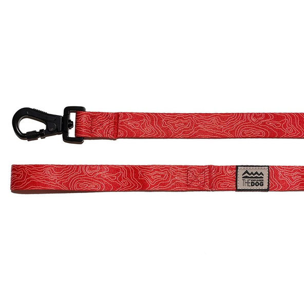 EXPLORER DOG Vodítko Vrstevnica Červená L - 170 x 2,5cm