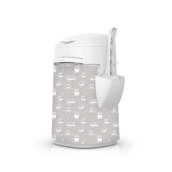 LITTER LOCKER Návlek na kôš Design Paper Cats