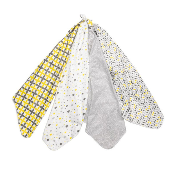 T-TOMI Plienky látkové 76 x 76 cm, 4 ks, Leafs