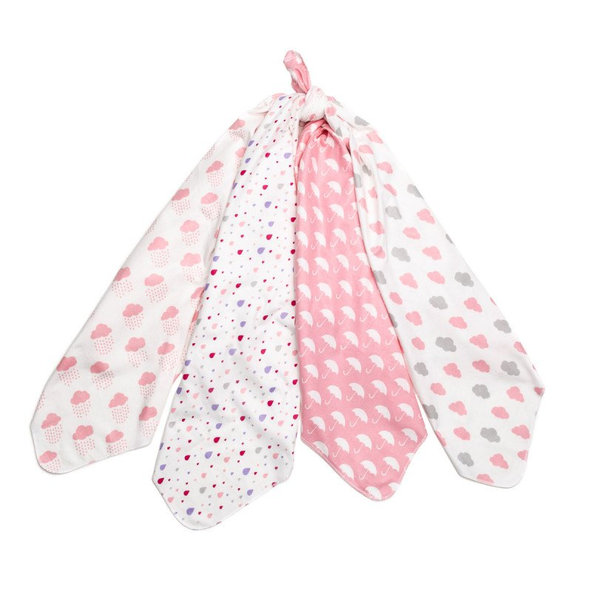 T-TOMI Plienky látkové 76 x 76 cm, 4 ks, Rain