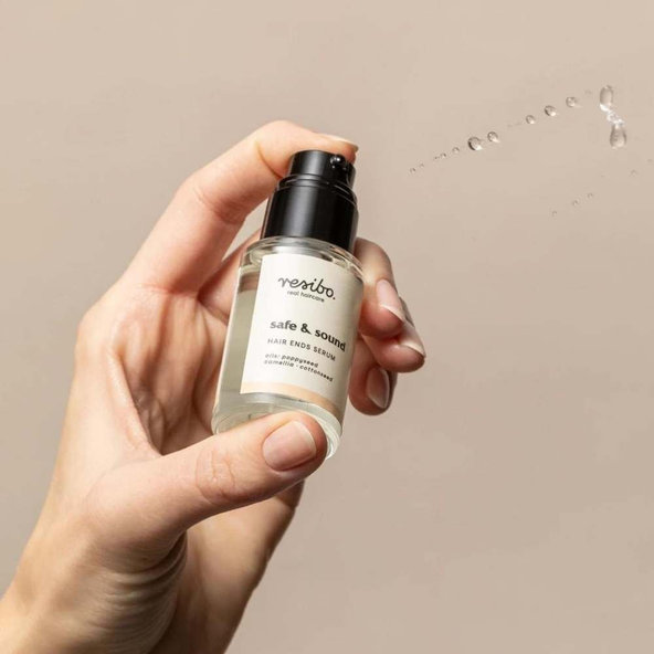 Vyhladzujúce sérum na končeky vlasov Safe&Sound Resibo 15 ml