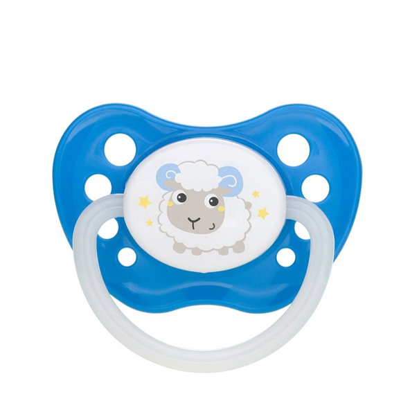 CANPOL BABIES Cumlík kaučukový čerešnička 0-6m Bunny & Company - modrá