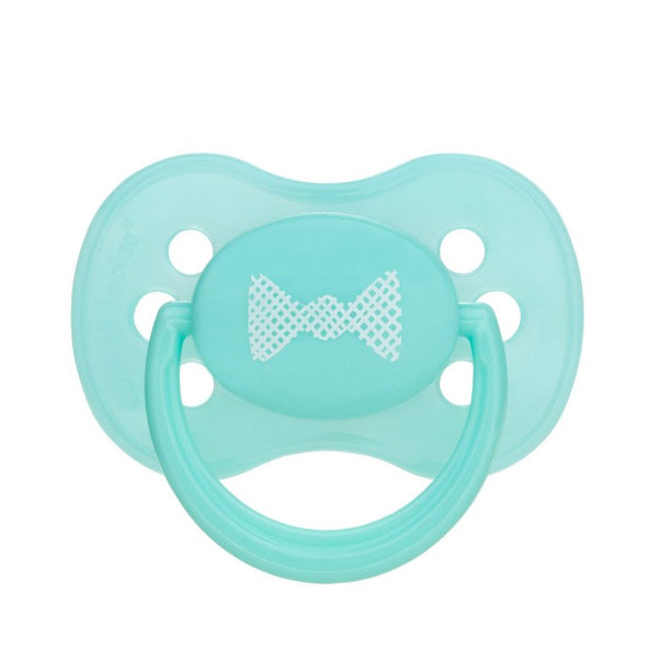 CANPOL BABIES Cumlík kaučukový čerešňa 0-6 m Pastels - zelený