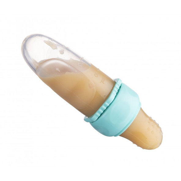 CANPOL BABIES Sieťka kŕmiaca silikónová s nádobou ružová