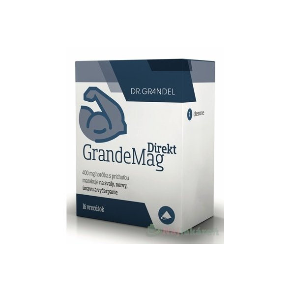 DR.GRANDEL GRANDEMAG DIREKT vrecúška (prášok 400 mg horčíka) 16 ks