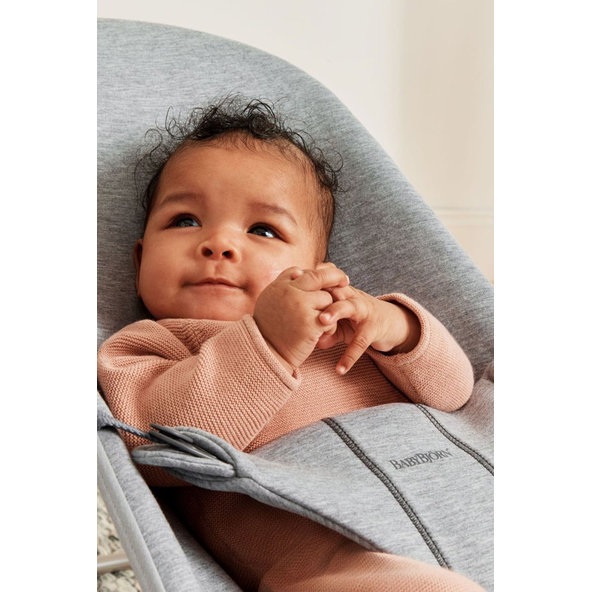 BABYBJÖRN Lehátko Bliss Light Grey 3D Jersey