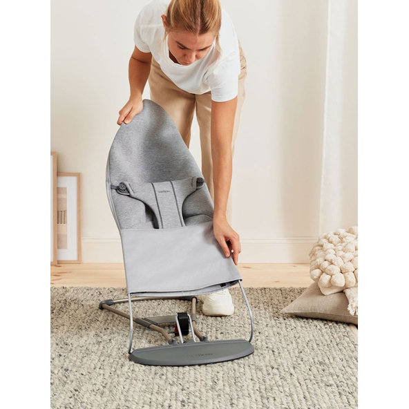 BABYBJÖRN Lehátko Bliss Light Grey 3D Jersey