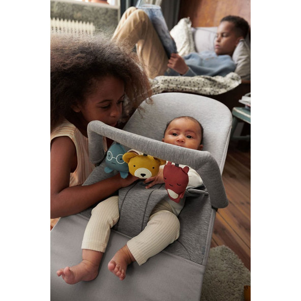 BABYBJÖRN Lehátko Bliss Light Grey 3D Jersey