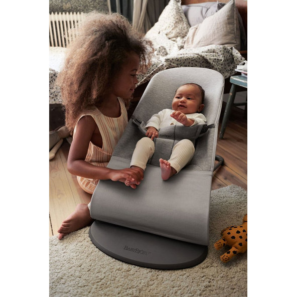 BABYBJÖRN Lehátko Bliss Light Grey 3D Jersey