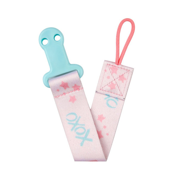 CANPOL BABIES Klip na cumlík  Exotic Animals ružová