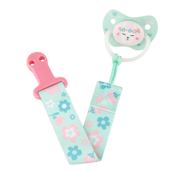 CANPOL BABIES Klip na cumlík  Exotic Animals zelená