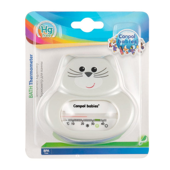 CANPOL BABIES Teplomer kúpací - mačička