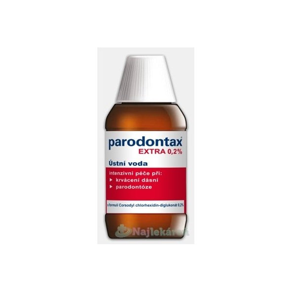 Parodontax Extra 0,2% ústna voda na paradentózu 300 ml