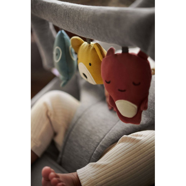 BABYBJÖRN Hračka na Lehátko textilní zvířátka Soft Friends