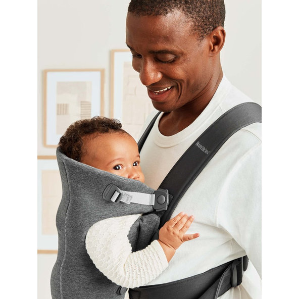 BABYBJÖRN Nosič Mini Dark Grey, 3D Jersey