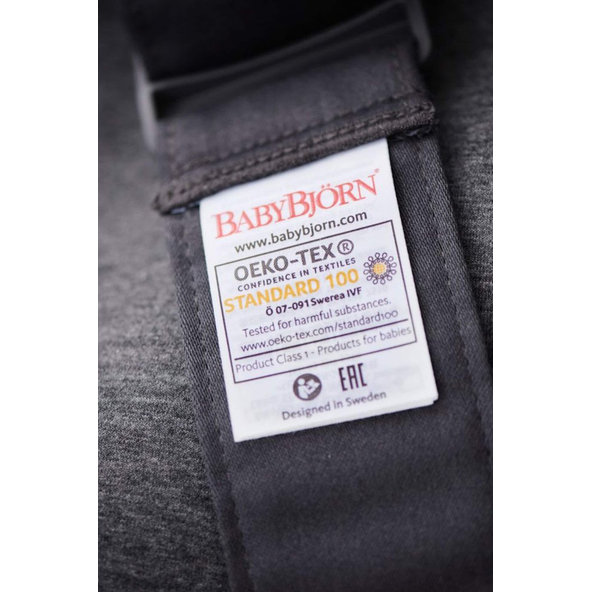 BABYBJÖRN Nosič Mini Dark Grey, 3D Jersey