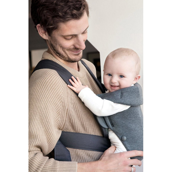 BABYBJÖRN Nosič Mini Dark Grey, 3D Jersey