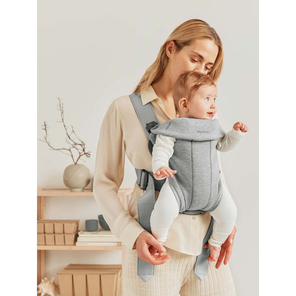 BABYBJÖRN Nosič Mini Light Grey 3D Jersey