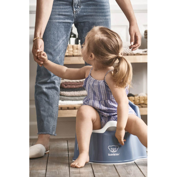 BABYBJÖRN Nočník křesílko Deep Blue/White