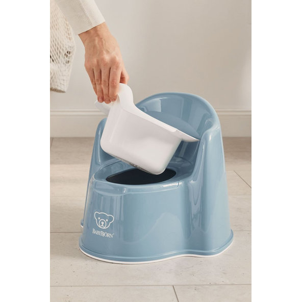 BABYBJÖRN Nočník křesílko Deep Blue/White