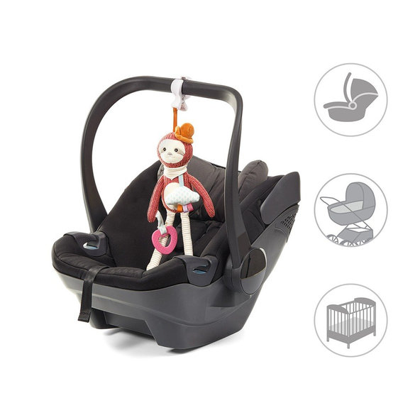 BABYONO Hračka edukačná závesná s hryzačkou leňochod Leon 0m+