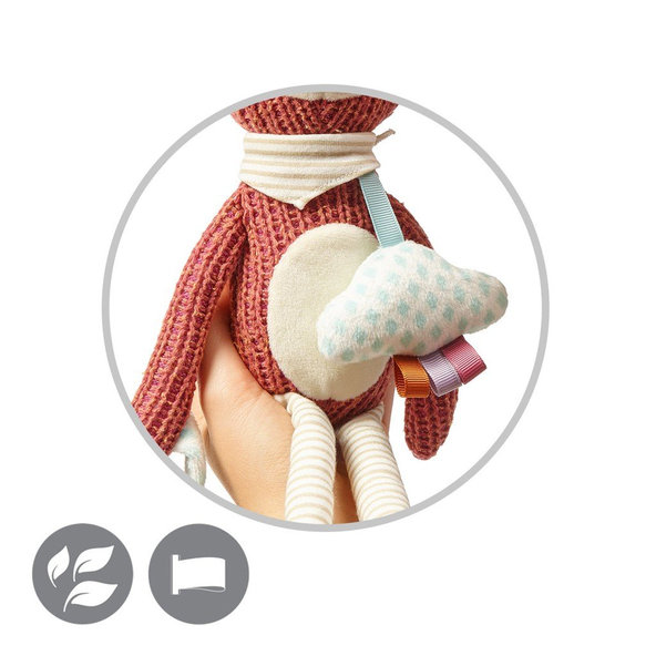 BABYONO Hračka edukačná závesná s hryzačkou leňochod Leon 0m+