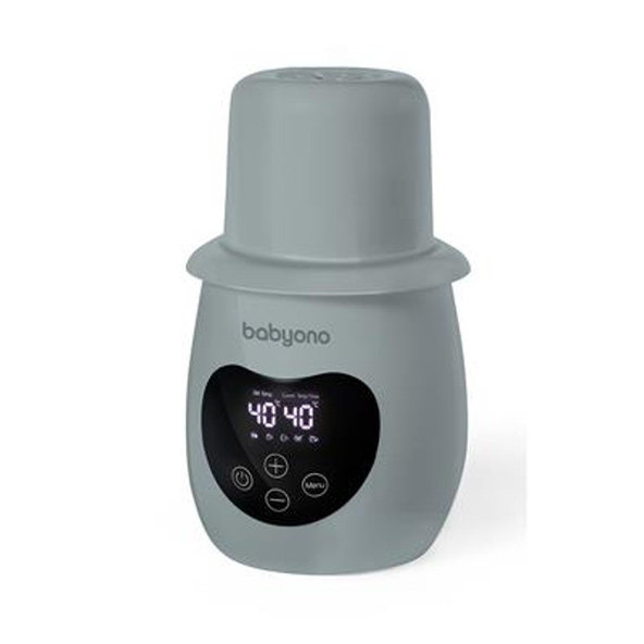 BABYONO Ohrievač a sterilizátor digitálny HONEY šedý