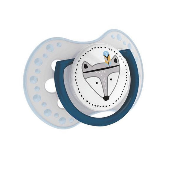 LOVI Silikónový cumlík dynamický Boy Indian 6-18m 2 ks