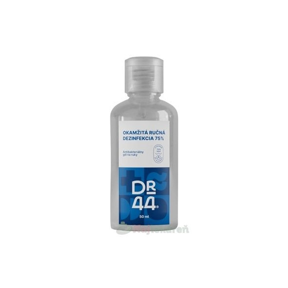 DR.44 OKAMŽITÁ RUČNÁ DEZINFEKCIA antibakteriálny gél (75% etanol) 50ml