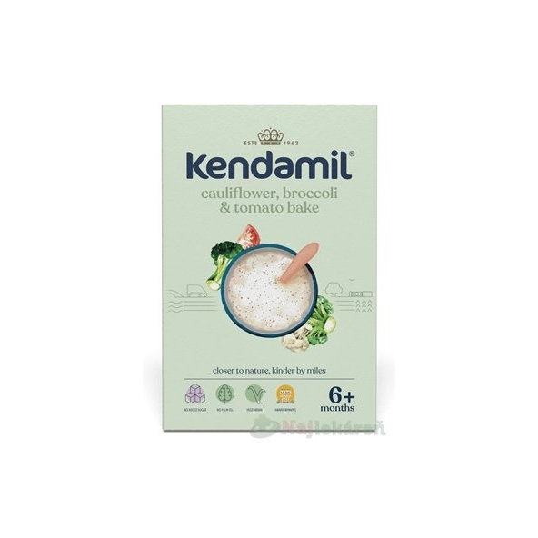 KENDAMIL Mliečna kaša so zeleninou (od 6m) 150 g