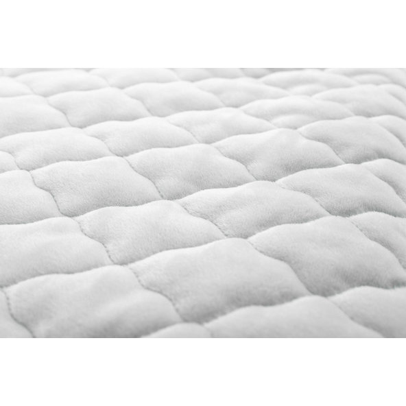 SENSILLO Mantinel do postieľky velvet FOREST ADVENTURE PLUSH KARO 180x30 cm