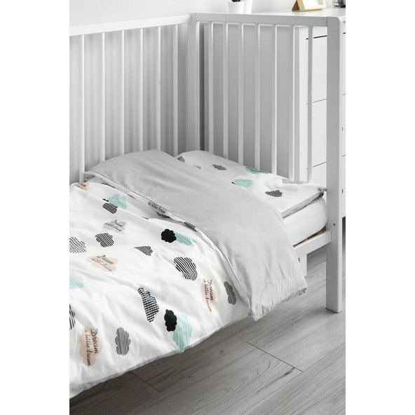 SENSILLO Bielizeň posteľná 2-dielna CLOUDS 135x100 cm 60x40 cm