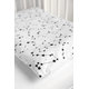 SENSILLO Bielizeň posteľná 2-dielna CONSTELLATION WHITE 135x100 cm 60x40 cm