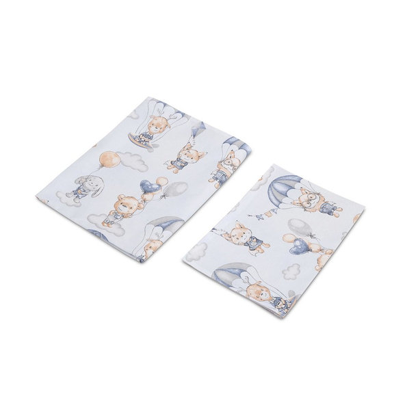 SENSILLO Bielizeň posteľná 2-dielna FLIGHT IN CLOUDS 135x100 cm 60x40 cm