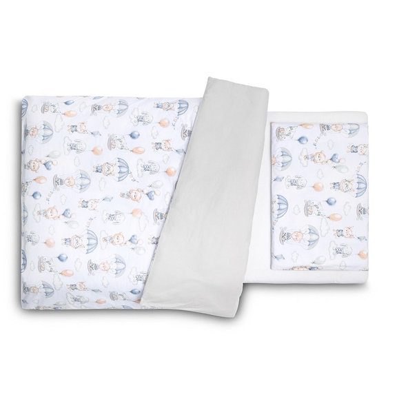 SENSILLO Bielizeň posteľná 2-dielna FLIGHT IN CLOUDS 135x100 cm 60x40 cm